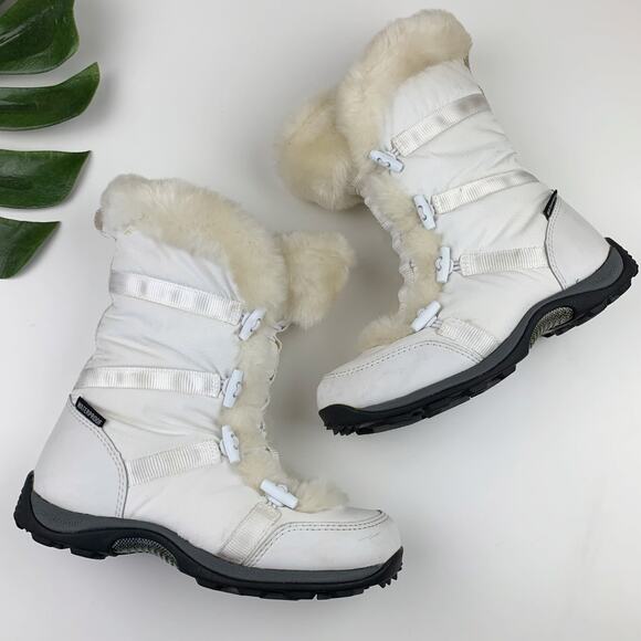 Baffin Victoria Winter Boots White Insulated Waterproof URBA-W008 Women's 7 - Picture 1 of 11